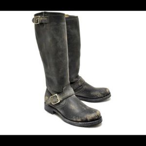 Distressed Frye Veronica Boots
